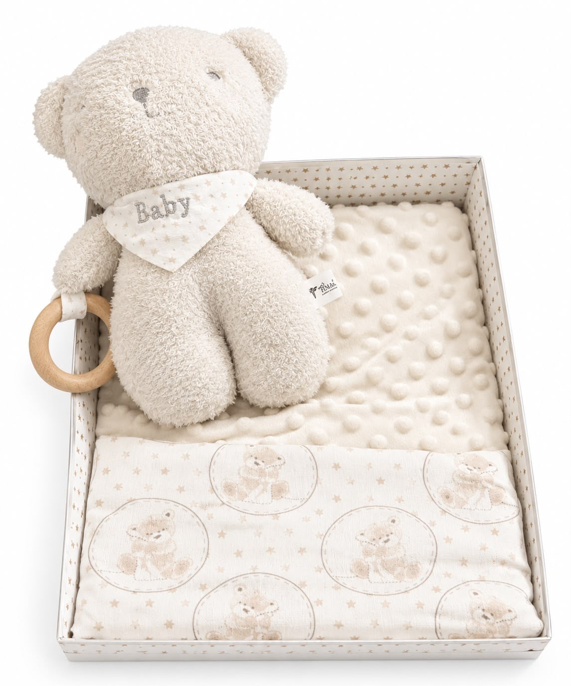 Ultra-Soft Winter Blanket & Plush Teddy Gift Set