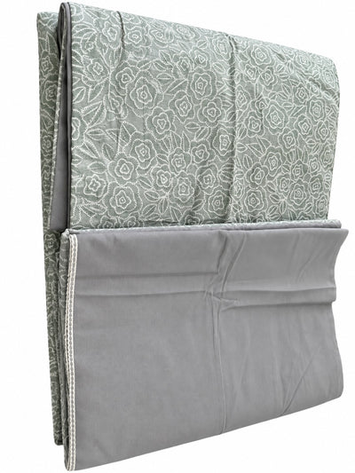 Opalia Homes Pure Cotton Sage Green Floral Bedsheet Set