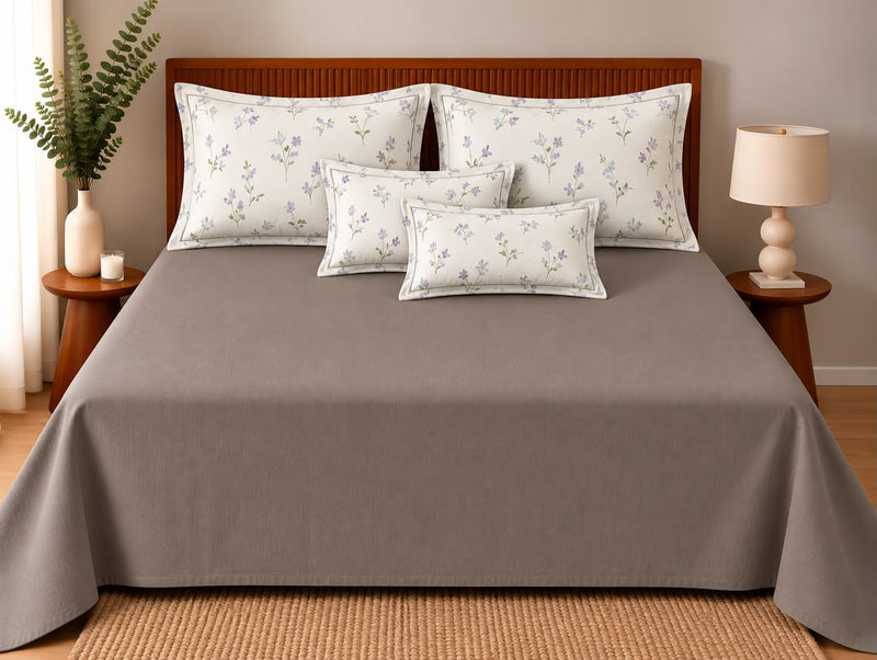 Serene Floral Cotton Bedding Set